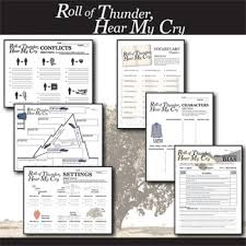 roll of thunder hear my cry unit plan novel study bundle literature guide