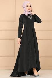 Modaselvim Abiye Kolye Detay Simli Abiye 4016ay342 Siyah Dresses Pakistani Dresses Long Sleeve Dress