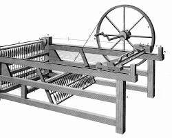 Image of James Hargreaves' spinning jenny