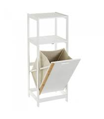 Parfait pour les livres, les papiers et les fichiers importants, la photographie, les petites œuvres d'art, les objets de collection, et plus encore s'assemble facilement et rapidement avec les instructions incluses. Etagere Salle De Bain Panier A Linge Integre Bois Blanc Et Bambou
