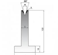 Precision Press Brake 2v Dies M60-90-02 With 90degree ...