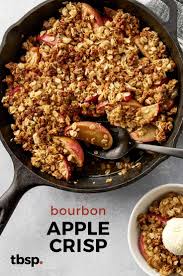 Bourbon Apple Crisp Recipe Apple Crisp Fall Baking Recipes Healthy Peanut Butter Cookies