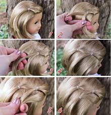 170 Easy Hairstyles Step By Step Diy Hair Styling Can Help You To Stand Apart From The Cr American Girl Hairstyles American Girl Doll Hairstyles Baby Doll Hair