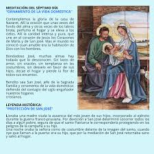 Novena A San Jose Obrero Meditacion Del Septimo Dia San Jose Obrero San Jose Septimo Dia