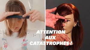Depuis tres longtemps je veux une frange mais comme j'ai les cheveux frisé cela m'est deconseillé car ils frisse c'est trop moche. Attention Aux Conseils Pour Se Couper La Frange Soi Meme Durant Le Confinement Le Huffington Post Life