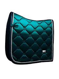 Neoprene bottom pads are water resistant and are quite easy to maintain and keep new looking. Dressage Saddle Pad Emerald Equestrian Stockholm