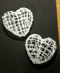 3d Herz Aus Heisskleber 3d Herz Heisskleber Basteln