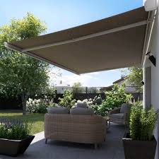 5,0 sur 5 étoiles 1. Store Banne Motorise 3 95 X 3 M Zefir Blanc Toile Brun Taupe Polyester Leroy Merlin