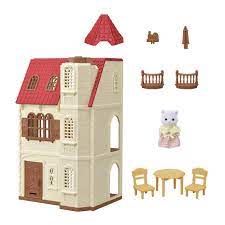 Buy Sylvanian Families Red Roof Tower Gift Set Playsets And Figures Argos Red Roof House House Gifts Red Roof
