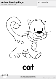 Color this christmas cat coloring page online with the interactive coloring machine or print to decorate at home. Cat Coloring Page 2 Super Simple