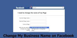 Change My Business Name On Facebook Facebook Business Facebook Business Business Names Change Me