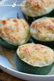 Courgettes Rondes Farcies Au Saumon Fume Et Au Fromage Frais Cuisinons En Couleurs Recette Courgette Ronde Farcie Recette Courgette Farcie Courgettes Farcies