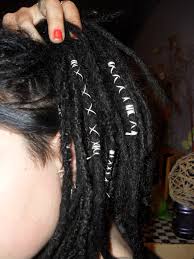 Slightly oily hair will hold a braid better than. Decorating Dreads With Embroidery Floss How To Make A Dreadlock Fall Hair Styling And Braiding On Cut Out Keep