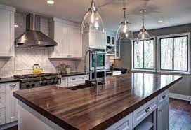 Kitchen island wood countertop ideas. Wood Countertop Gallery J Aaron Kitchen Island With Sink Kitchen Island Countertop Diy Kitchen Island