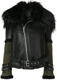 Mr Mrs Italy Trimmed Biker Jacket Farfetch Mr Mrs Italy Biker Jacket Women Clothing Boutique