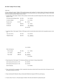 Maybe you would like to learn more about one of these? Job Order Costing Contoh Soal
