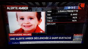 Amber alert app met de officiële app van het landelijke vermiste kinderenalarm ontvang je naast amber alerts voor vermiste kinderen in direct levensgevaar ook vermist kind alerts. Francois Auto Services On Twitter Alerte Amber St Eustache Pq