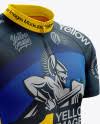Download Men S Classic Cycling Jersey Mockup Right Half Side View In Apparel Mockups On Yellow Images Object Mockups