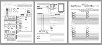d d 5e character sheet dungeon master assistance