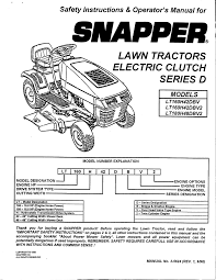 Ships from and sold by amazon.com. Snapper Lt160h42dbv2 Safety Instructions Operator S Manual Pdf Download Manualslib