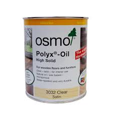 Fiddes hard wax oil gives a great finish to real wood floors, furniture, kitchen worktops and more. Osmo Polyx Hardwax Oil 3032 Satin Clear 750ml