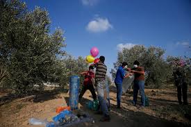 The idf says the balloons were launched as a protest to the provocative flag march in. A Rudimentary Weapon Of Desperation The Electronic Intifada