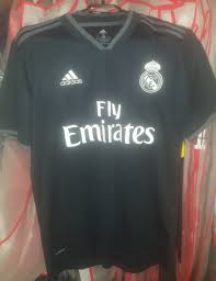 New with tags away black ronaldo real madrid soccer short sleeve kids jersey + shorts set kit for. Real Madrid Third Football Shirt 2018 2019 Sponsored By Emirates