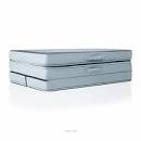 Medicated White 90 x 180 x 7 cm Quilted Solid Foldable Mattress