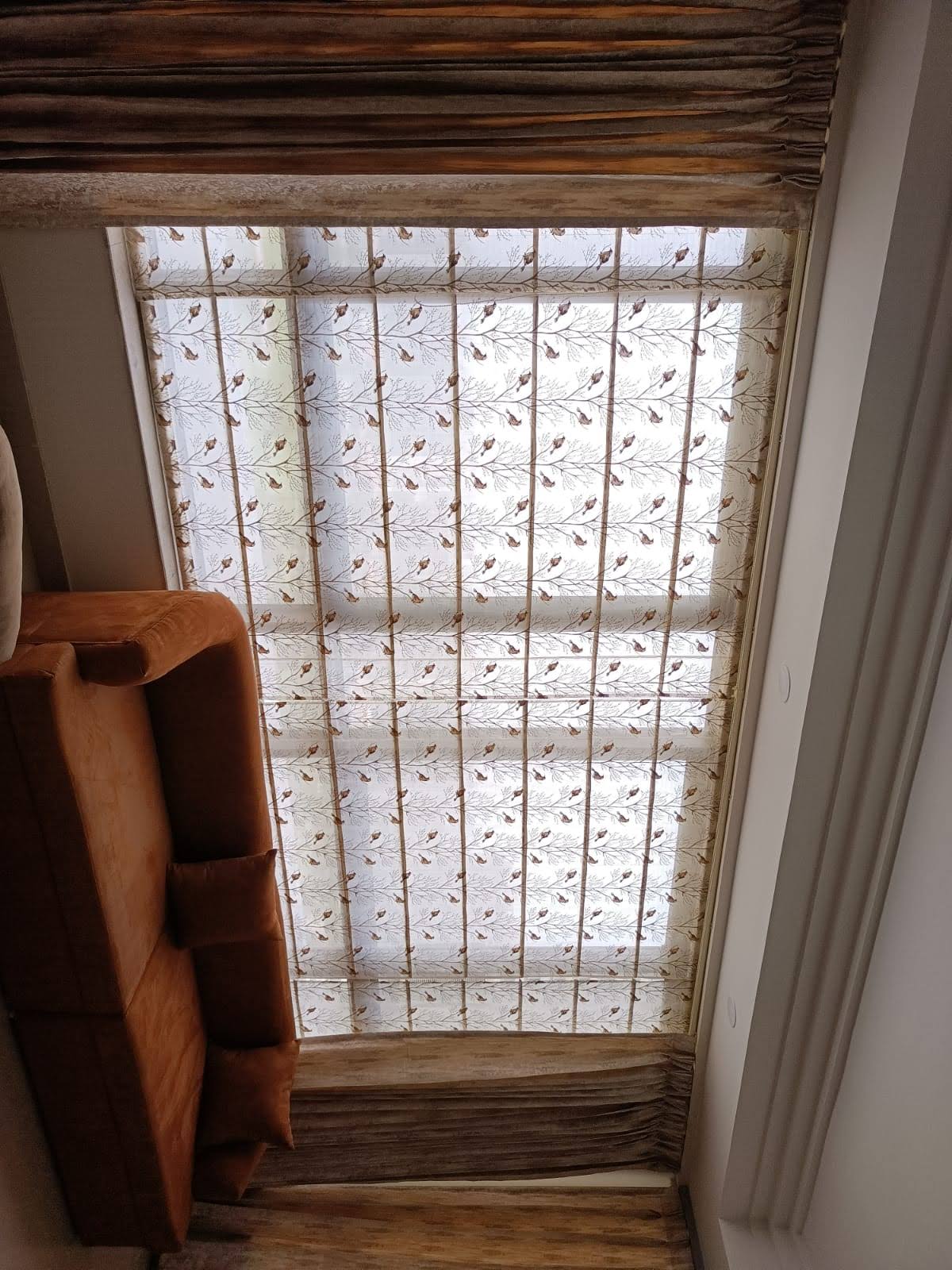 Roman bilnds with curtain product image