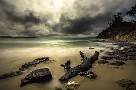 Spring Bay Tasmania After Dark On A Stormy Moonlit Night Landscape Photography Landscape Seascape