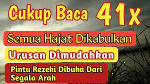 Baca Al Fatihah 41 Kali Semua Hajat Anda Dikabulkan Allah Swt Ide Buatan Sendiri