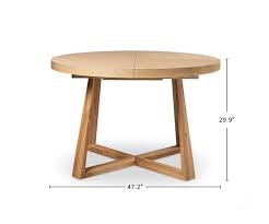 Oliver Round Extension Dining Table Scandis Round Extendable Dining Table Dining Table With Leaf Round Dinner Table