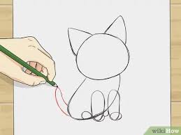 Art floral motif floral floral drawing botanical drawings botanical prints impressions botaniques illustrations illustration art sculpture metal horse sculpture animal sculptures sculpture ideas vitrine design instalation art wow art equine art art plastique. How To Draw Anime Cats 6 Steps With Pictures Wikihow