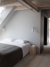 The Second Bedroom With Vipp Wall Spots As Bedside Reading Lights Minimalist Bedroom Stylish Bedroom Minimalism Interior