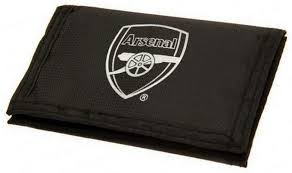 Arsenal logo images stock photos vectors shutterstock. Amazon Com Arsenal Official Fc Black Crest Wallet Sports Outdoors