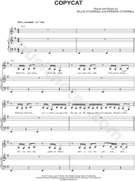 Billie Eilish Copycat Sheet Music In E Minor Transposable Download Print Sheet Music Piano Songs Violin Sheet Music