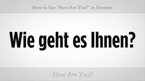 (how much are the apples?) to answer: How To Say How Are You In German German Lessons Youtube