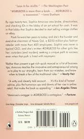 Amoruso spent her teens hitchhiking, committing petty theft, and scrounging in dumpsters for leftover bagels. Girlboss Amoruso Sophia Amazon De Bucher
