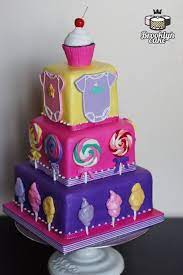 Candy Land Baby Shower Cake Brooklyn Cake Shower Cakes Baby Shower Cakes Sprinkle Baby Shower