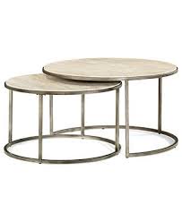 Monterey Coffee Table Round Nesting Furniture Macy S Nesting Coffee Tables Round Coffee Table Bronze Coffee Table
