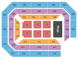 Ryan Center Seating Charts For All 2019 Events Ticketnetwork