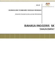 Selain daripada rpt, anda juga boleh download dskp bagi. Dokumen Standard Bahasa Inggeris Sk Tahun 3