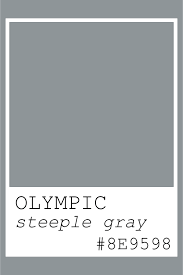 Olympic Steeple Gray 8e9598 Color