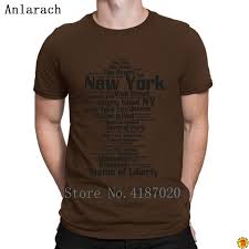 New York Ny Nyc Tshirts Classic Crazy Top Tee Spring Autumn Tshirt For Men Fitted 100 Cotton Trend Anlarach Design T Sh Fashion Shirt From Dzupright