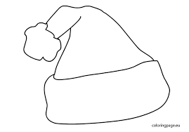 The moon and stars are no match for this spotted unicorn! Outline Coloring Page Santa Hat Clipart