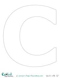 Maybe you would like to learn more about one of these? The Letter C Printable Stencil Uppercase Free Letter Stencils Printable Letter Templates Letter Stencils Printables