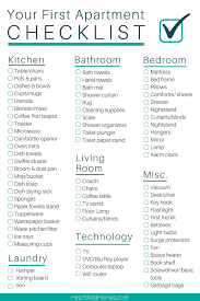 The Ultimate First Apartment Checklist Apartment Checklist New Apartment Checklist First Apartment Checklist
