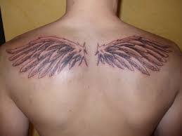 This artwork should be on the subject's back, given the aspect with which the wings protrude out from the body. The 109 Best Wing Tattoos For Men Improb