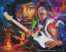 Jimi Hendrix by Jim Warren