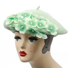 We did not find results for: Mint Green Wool Beret With Hydrangea